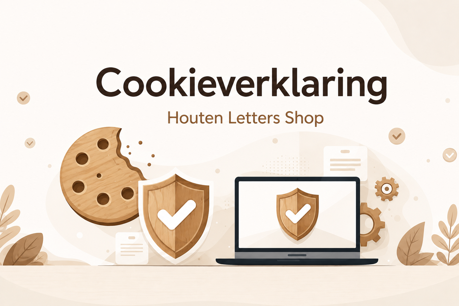 Houten Letters Shop Cookie Verklaring